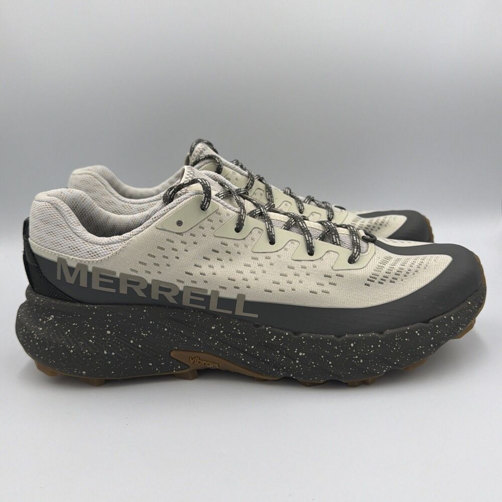 Merrell Men's Agility Peak 5 Stucco/Beluga Trail Running Shoes J068697 Size 12